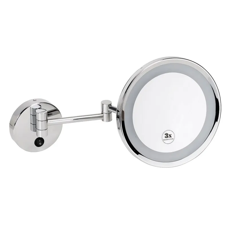Gratis Retour Kosmetické zrcátko s LED osvětlením, prům. 240 mm (116401772)