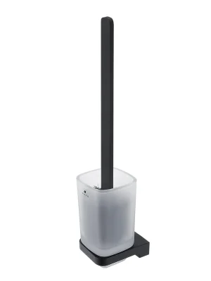 Bestel Nu Maya - toaletní WC kartáč s hranatou rukojetí, nádobka sklo (MAC 29094CN-HR-90)