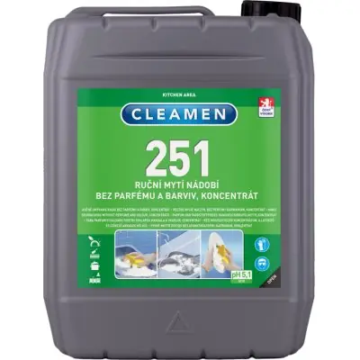 CLEAMEN 251 ruční mytí koncentrát bez parfémů a barviv, 5 L (21H.VC251050099) Express Levering