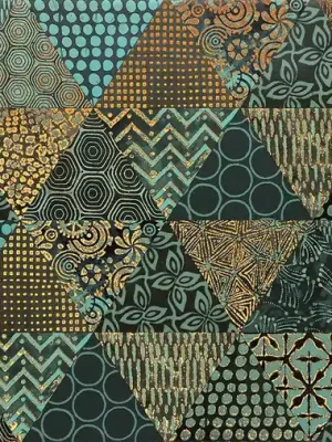 Margot green geo - obkládačka inzerto 30,8x60,8 zelená (6004802) Gereduceerde Prijs