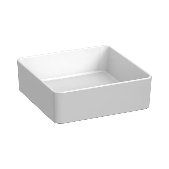 Koop Online Cubito - umyvadlová mísa 38x38 cm, bílá matná (H8184227571121)
