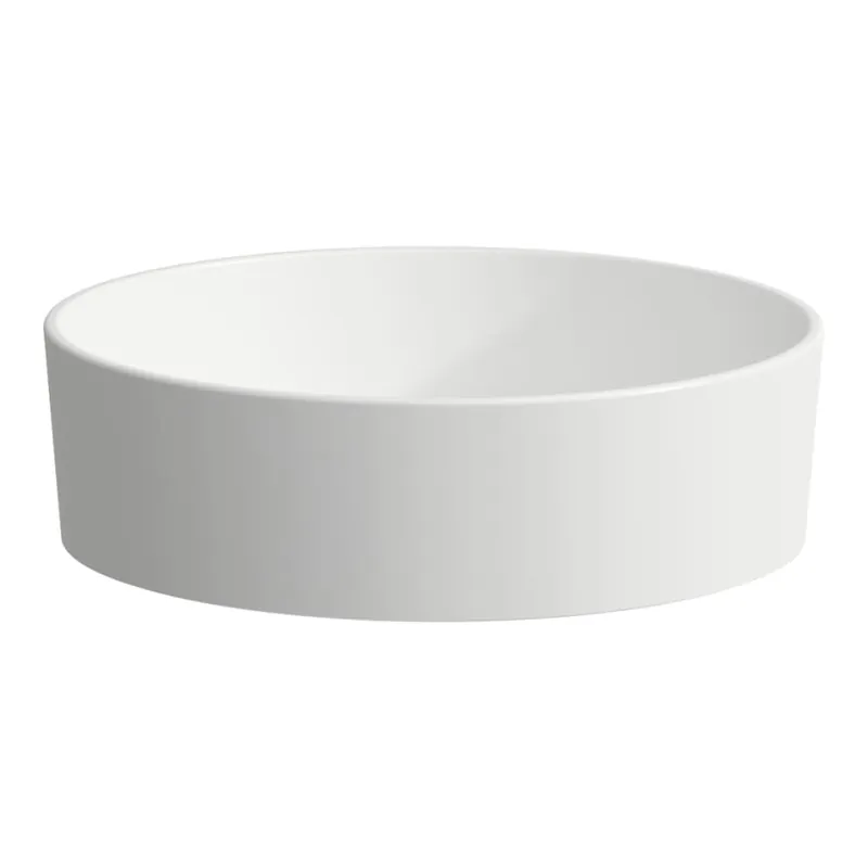 Kartell by Laufen - umyvadlová mísa 42x42, bez otvoru pro baterii, bez přepadu, bílá mat (H8123317571121) Snelle Levering