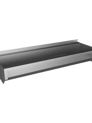 SLUN 10F - Nerezový žlab hranatý neopláštěný, délka 3000 mm, AISI-304 (93103) Hete Deal