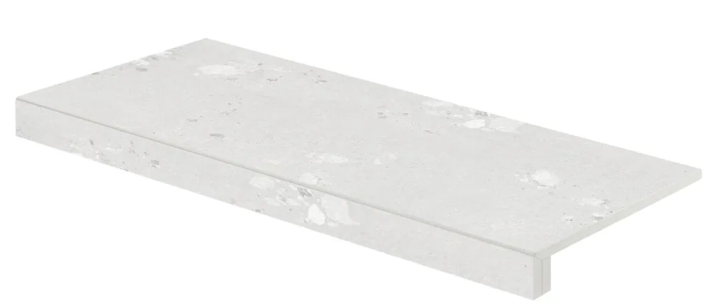 Flitsaanbieding Castone Paper - schodová tvarovka 39,8x79,8 šedobílá (DCF84855)