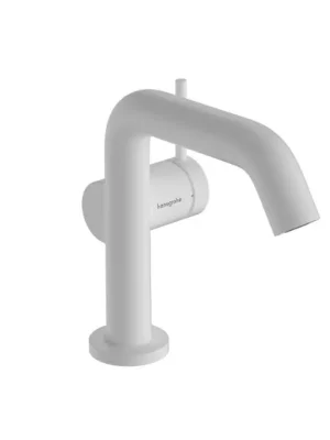 Tijdelijk Beschikbaar Tecturis S - páková umyvadlová baterie 110 Fine CoolStart EcoSmart+ s odtokovou soupravou Push-Open, bílá mat (73320700)