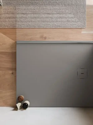 Zlevněný Calce betonově šedá - obdélníková sprchová vanička 200x80, Mineralite (W31AS20008014)