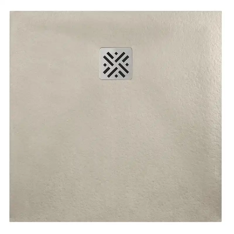 Dune konopí - čtvercová sprchová vanička 80x80, Mineralite (W32Q08015) Nu Kopen