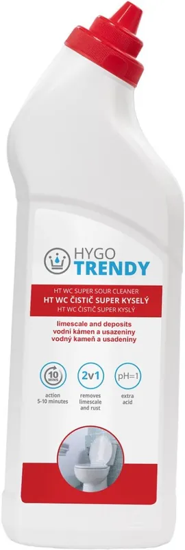 WC čistič super kyselý Hygotrendy 750 ml - na vodní kámen a usazeniny (21G.HT3W75310) Gratis Retour