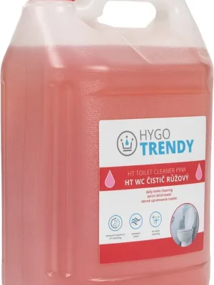 Lage Prijs WC čistič Hygotrendy, růžový, 5 L - gelový WC čistič, vysoce kyselý (21G.HT1055)