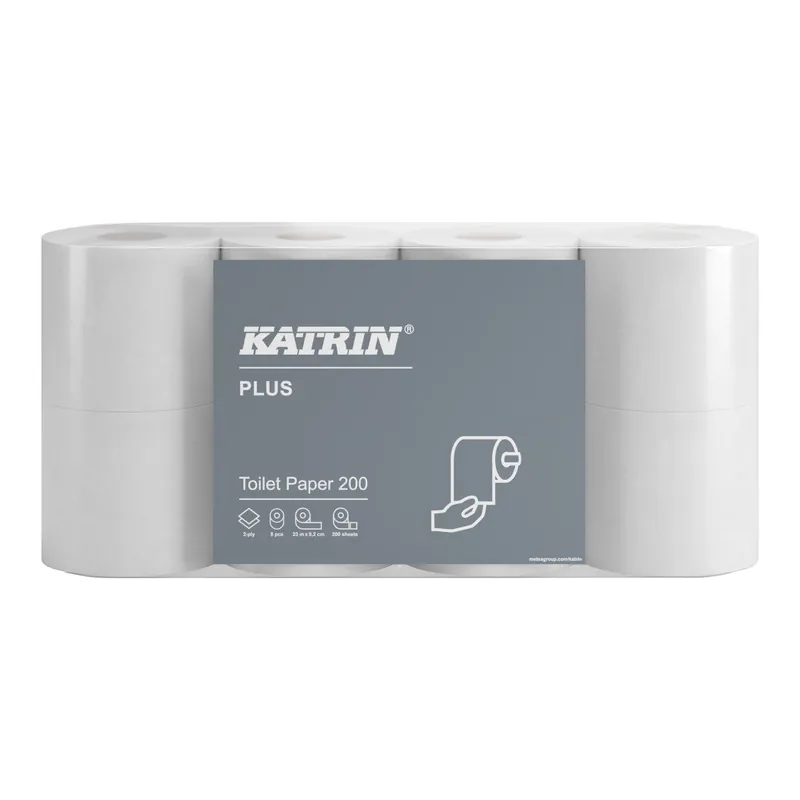 Toaletní papír Katrin classic 200, 2 vrstvy, bílý, 1 x 56 ks (341.104749B) Beste Prijs