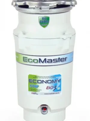 Dřezový drtič Ecomaster Economy EVO3 včetně nerezové zátky - pro menší domácnosti o 2–3 osobách ( Ecomaster Economy EVO3) Lage Prijs