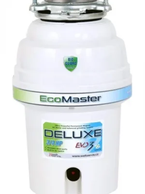 Dřezový drtič Ecomaster Deluxe EVO3 - pro početnější domácnost a méně náročné stravovací provozy (Ecomaster Deluxe EVO3) Dagaanbieding