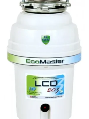 Dřezový drtič Ecomaster DLCD eluxe EVO3 - pro středně náročné stravovací provozy (Ecomaster LCD EVO3) Premium