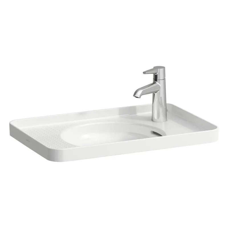 Hoge Kwaliteit Val - umyvadlo zápustné shora 55x36, otvor pro baterii vpravo, černá mat (H8172817161061)