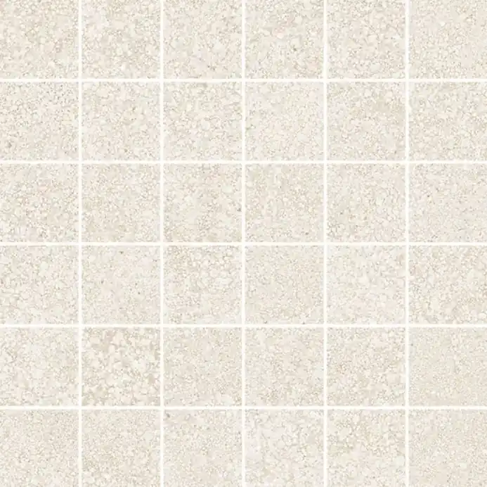 Khroma Mosaico 5x5 Talco - dlaždice mozaika 30x30 bílá (KRM885N) Beperkt Aanbod