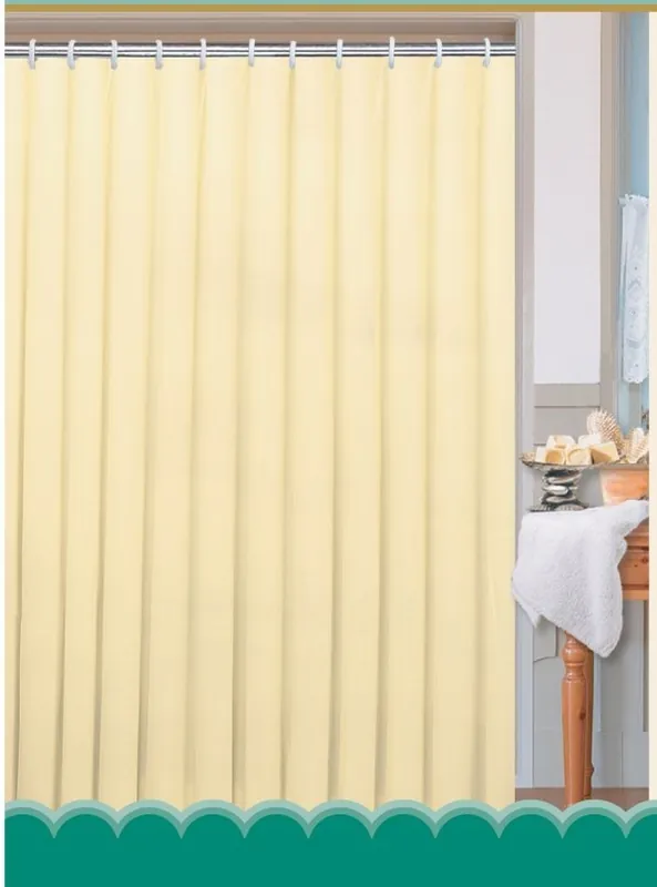 Direct Verzonden Sprchový závěs 180x180 cm, polyester, béžová (0201103 BE)