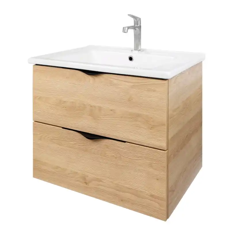 Beperkte Voorraad Láva - spodní skříňka pod umyvadlo 75 cm, 2 zásuvky, závěsná (LA75ZZxy)