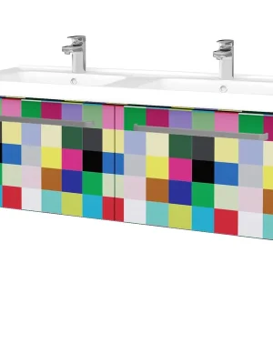 Big Inn SZZ 125 - skříňka s umyvadlem 125 cm, závěsná, CS III (BIN013 SZZ2 125 CS III) Lage Kosten