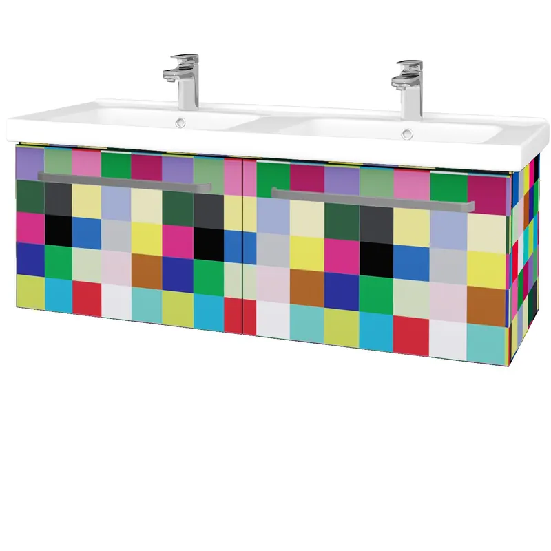 Big Inn SZZ 125 - skříňka s umyvadlem 125 cm, závěsná, CS III (BIN013 SZZ2 125 CS III) Lage Kosten