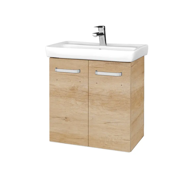 Lage Prijs Door SZD2 60 - skříňka s umyvadlem 60 cm, dvířka, závěsná, CS I (DOO029 SZD2 060 CS I)