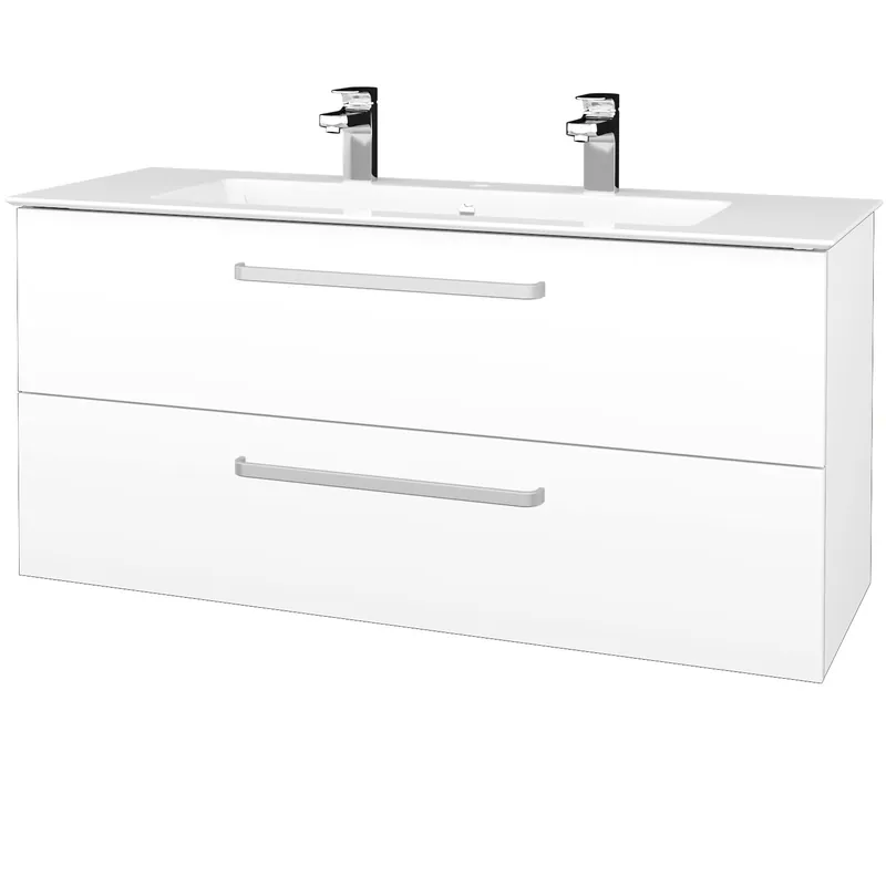 Weekendaanbieding Gio SZZ2 120 - skříňka s dvojumyvadlem 120 cm, závěsná, CS II (GIO121 SZZ2 120 CS II)
