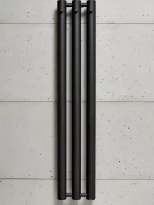 Rosendal massive - otopný těleso 29,2x150 cm, černá matná (R70/3BL) Finale Uitverkoop