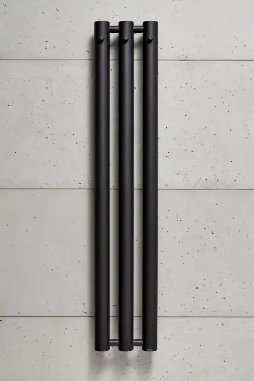 Rosendal massive - otopný těleso 29,2x150 cm, černá matná (R70/3BL) Finale Uitverkoop
