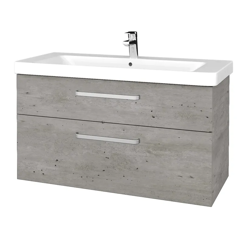 Fabrieksprijs Q max SZZ2 105 - skříňka s umyvadlem 105 cm, závěsná, CS I (QMA113 SZZ2 105 CS I)