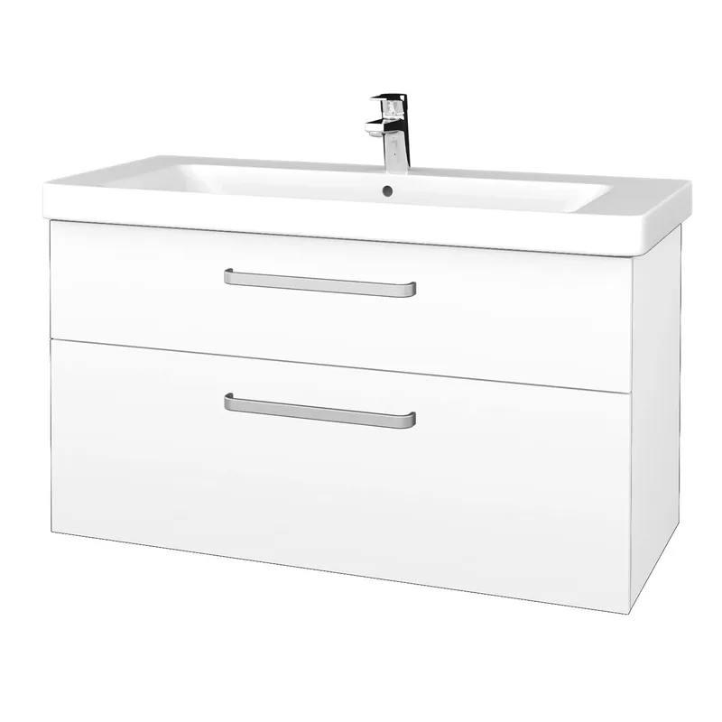 Q max SZZ2 105 - skříňka s umyvadlem 105 cm, závěsná, CS II (QMA113 SZZ2 105 CS II) Direct Beschikbaar