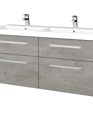 Q max SZZ2 120 - skříňka s dvojumyvadlem 120 cm, závěsná, CS I (QMA114 SZZ4 120 CS I) Lage Kosten