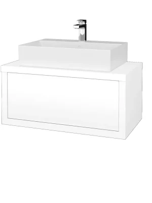 Storm SZZ 80 - skříňka s umyvadlem Kube 80 cm, závěsná, CS II (STO023 SZZ 080 CS II) Fabrieksprijs
