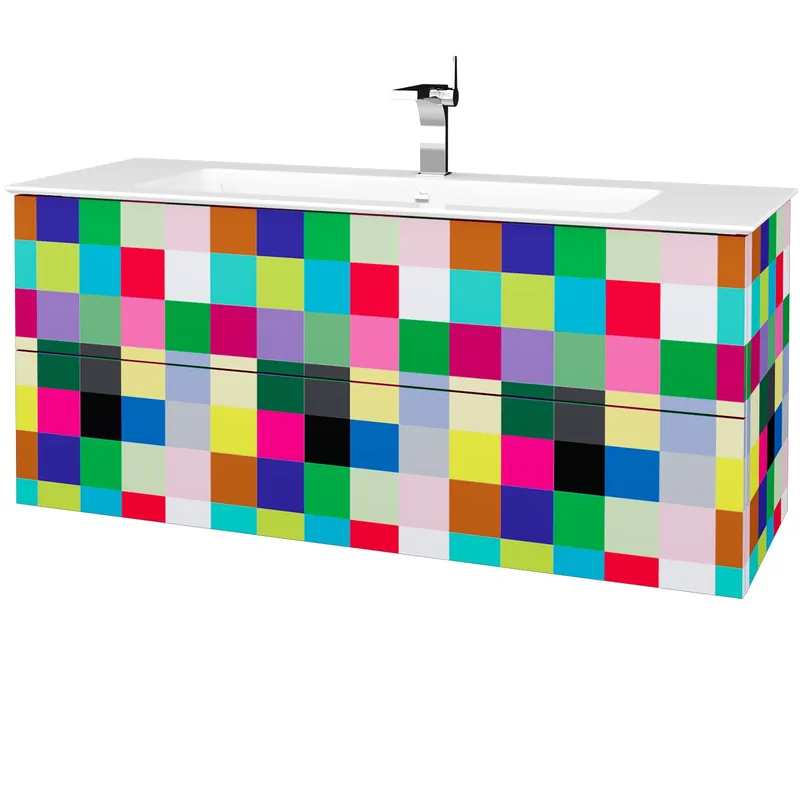 Variante SZZ2 120 - skříňka s umyvadlem Pura 120 cm, 2 zásuvky, závěsná, CS III (VAR120 SZZ2 120 CS III) Korting