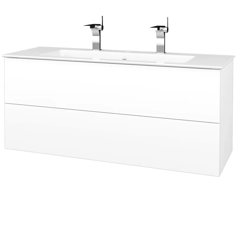 Direct Beschikbaar Variante SZZ2 120 - skříňka s umyvadlem Pura 120 cm, 2 zásuvky, závěsná, CS II (VAR121 SZZ2 120 CS II)