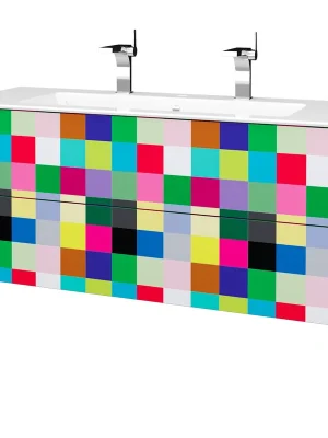 Variante SZZ2 120 - skříňka s umyvadlem Pura 120 cm, 2 zásuvky, závěsná, CS III (VAR121 SZZ2 120 CS III) Beperkt Aanbod