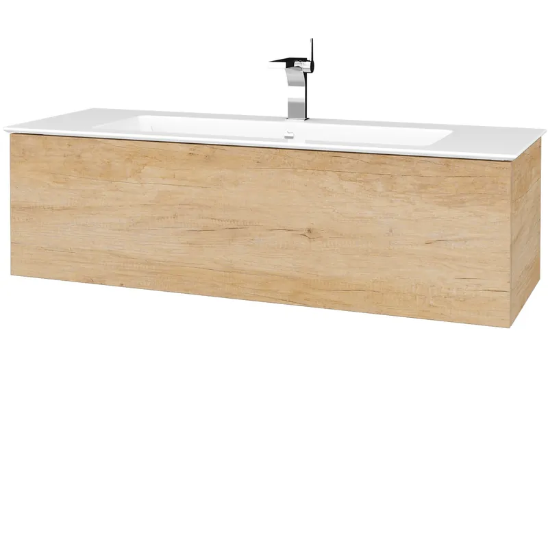 Variante SZZ 120 - skříňka s umyvadlem Pura 120 cm, 1 zásuvka, závěsná, CS I (VAR120 SZZ 120 CS I) Rechtstreeks Van De Fabrikant