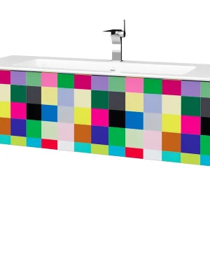 Variante SZZ 120 - skříňka s umyvadlem Pura 120 cm, 1 zásuvka, závěsná, CS III (VAR120 SZZ 120 CS III) Seizoensaanbieding