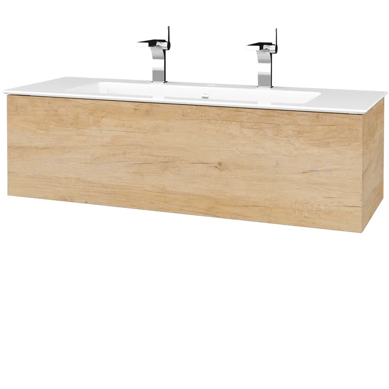 Variante SZZ 120 - skříňka s umyvadlem Pura 120 cm, 1 zásuvka, závěsná, CS I (VAR121 SZZ 120 CS I) Premium