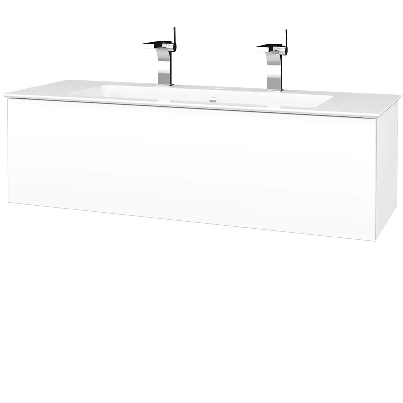 Direct Verzonden Variante SZZ 120 - skříňka s umyvadlem Pura 120 cm, 1 zásuvka, závěsná, CS II (VAR121 SZZ 120 CS II)