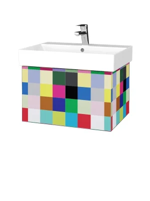 Beperkte Voorraad Variante SZZ 60 - skříňka s umyvadlem Glance 60 cm, 1 zásuvka, závěsná, CS III (VAR115 SZZ 060 CS III)