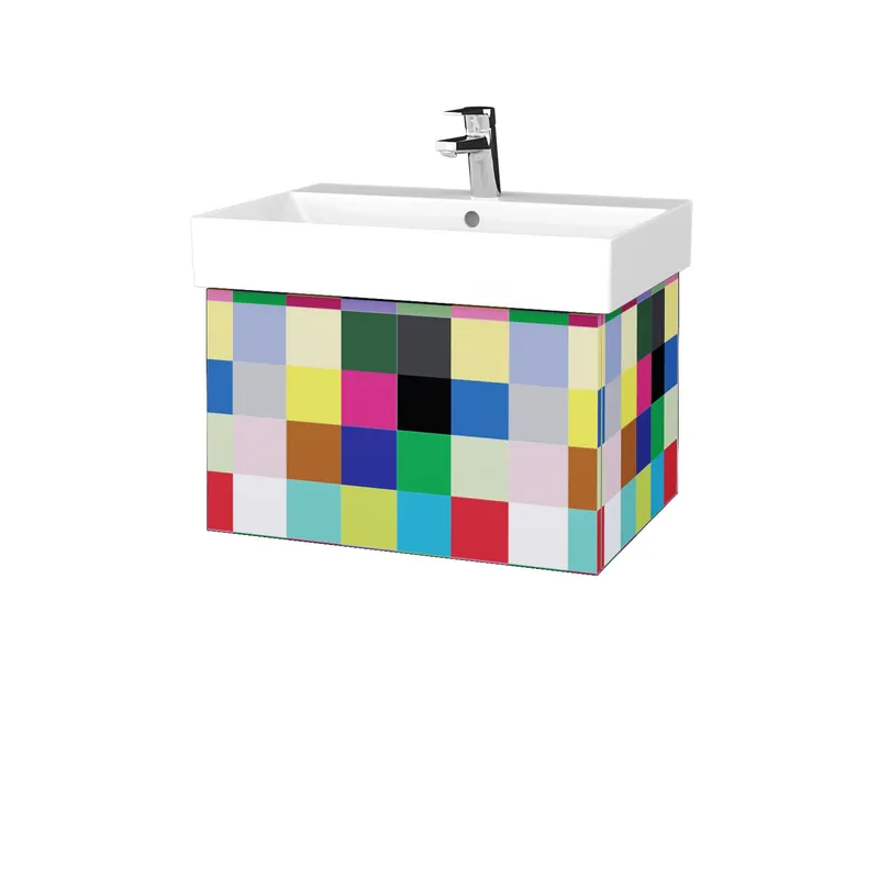 Beperkte Voorraad Variante SZZ 60 - skříňka s umyvadlem Glance 60 cm, 1 zásuvka, závěsná, CS III (VAR115 SZZ 060 CS III)