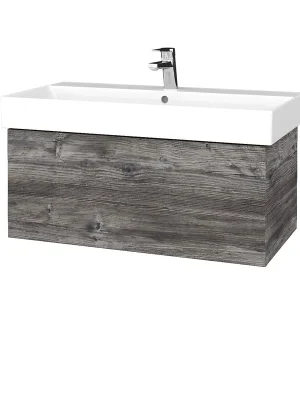 Variante SZZ 85 - skříňka s umyvadlem Glance 85 cm, 1 zásuvka, závěsná, CS I (VAR117 SZZ 085 CS I) Weekendaanbieding