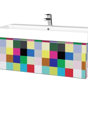 Lage Kosten Variante SZZ 100 - skříňka s umyvadlem Glance 100 cm, 1 zásuvka, závěsná, CS III (VAR118 SZZ 100 CS III)