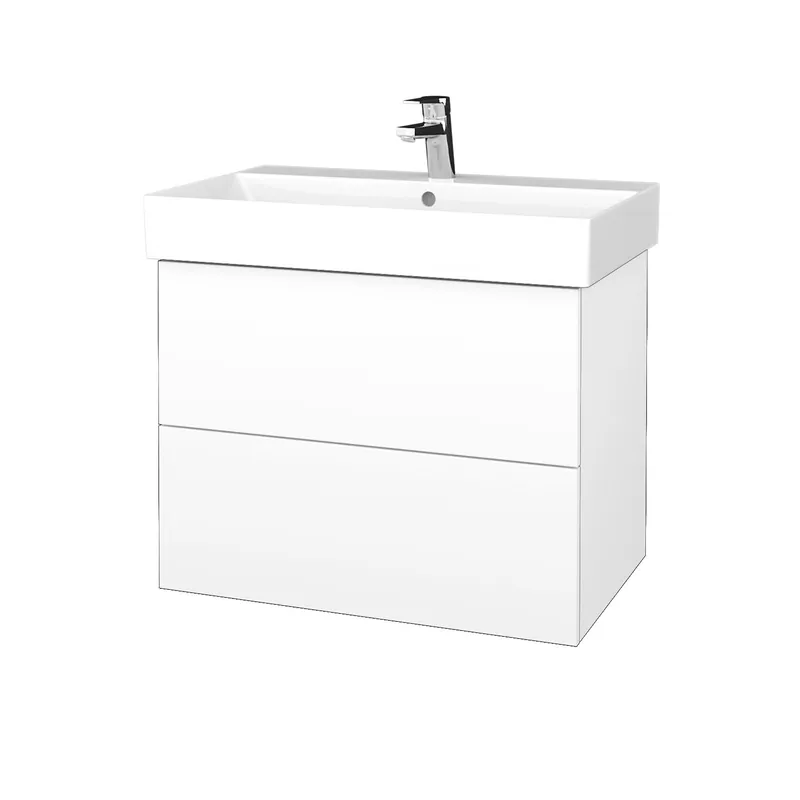 Variante SZZ2 70 - skříňka s umyvadlem Glance 70 cm, 2 zásuvky, závěsná, CS II (VAR116 SZZ2 070 CS II) Lage Kosten