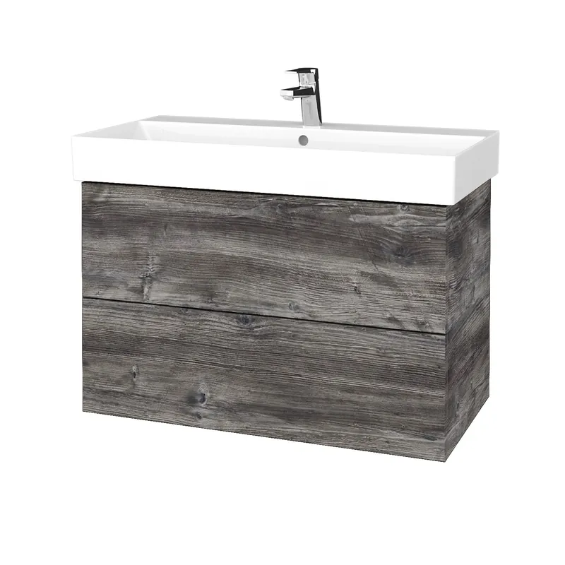 Variante SZZ2 85 - skříňka s umyvadlem Glance 85 cm, 2 zásuvky, závěsná, CS I (VAR117 SZZ2 085 CS I) Lage Prijs