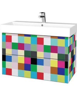 Variante SZZ2 85 - skříňka s umyvadlem Glance 85 cm, 2 zásuvky, závěsná, CS III (VAR117 SZZ2 085 CS III) Beperkt Aanbod