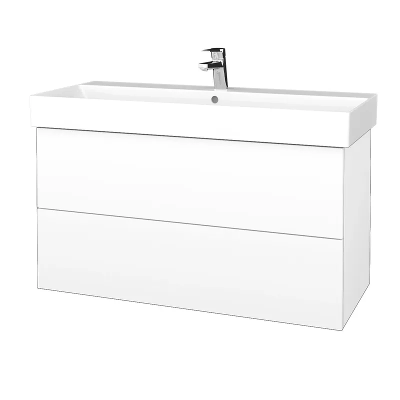 Variante SZZ2 100 - skříňka s umyvadlem Glance 100 cm, 2 zásuvky, závěsná, CS II (VAR118 SZZ2 100 CS II) Betrouwbaar