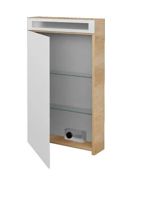 Beperkte Voorraad Air GAOE 50 - galerka s osvětlením, zásuvka a vypínač, CS II (AIR GAOE 050 CS II)