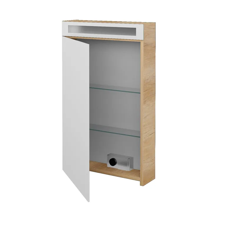 Beperkte Voorraad Air GAOE 50 - galerka s osvětlením, zásuvka a vypínač, CS II (AIR GAOE 050 CS II)