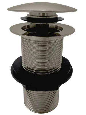 Cenový Hit Výpusť umyvadlová 5/4 bez přepadu - neuzavíratelná zátka, metal grey lesklá (MD0799MGL)