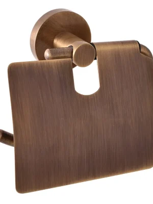 Beperkt Aanbod Držák toaletního papíru s krytem Colorado, stará mosaz (bronz) (COA0400SM)